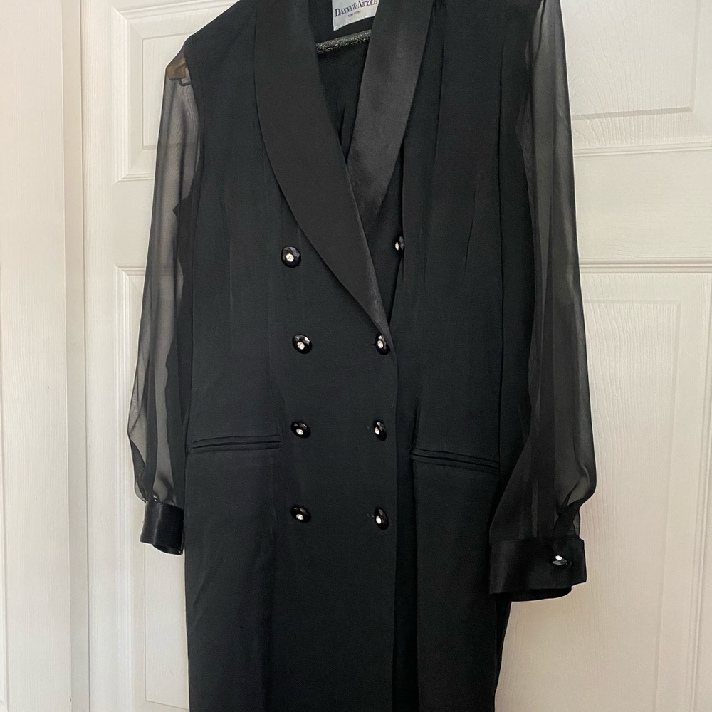Vintage tuxedo dress!